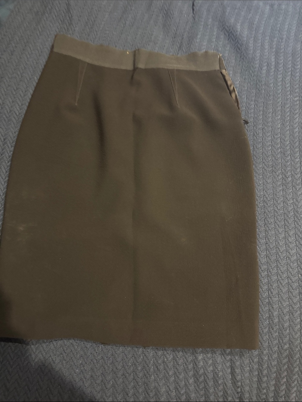 Carolina Herrera Dark Brown Pencil Skirt